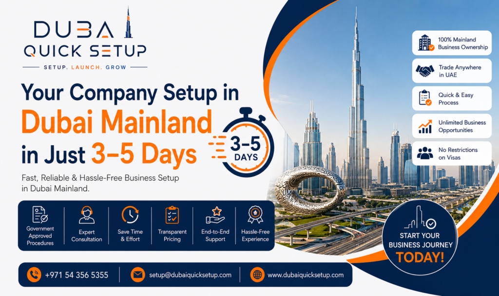 company setup in dubai mainland