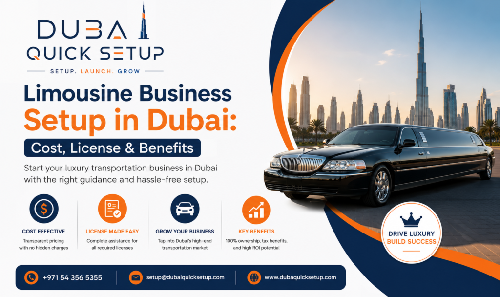 limousine business setup in dubai