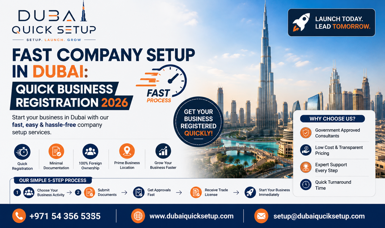 Fast Company Setup in Dubai