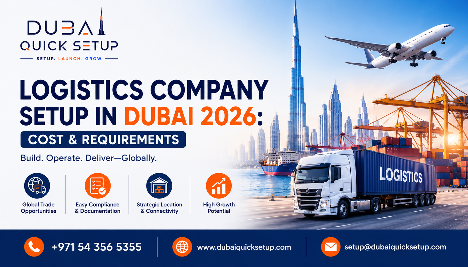 Logistics Company Setup in Dubai