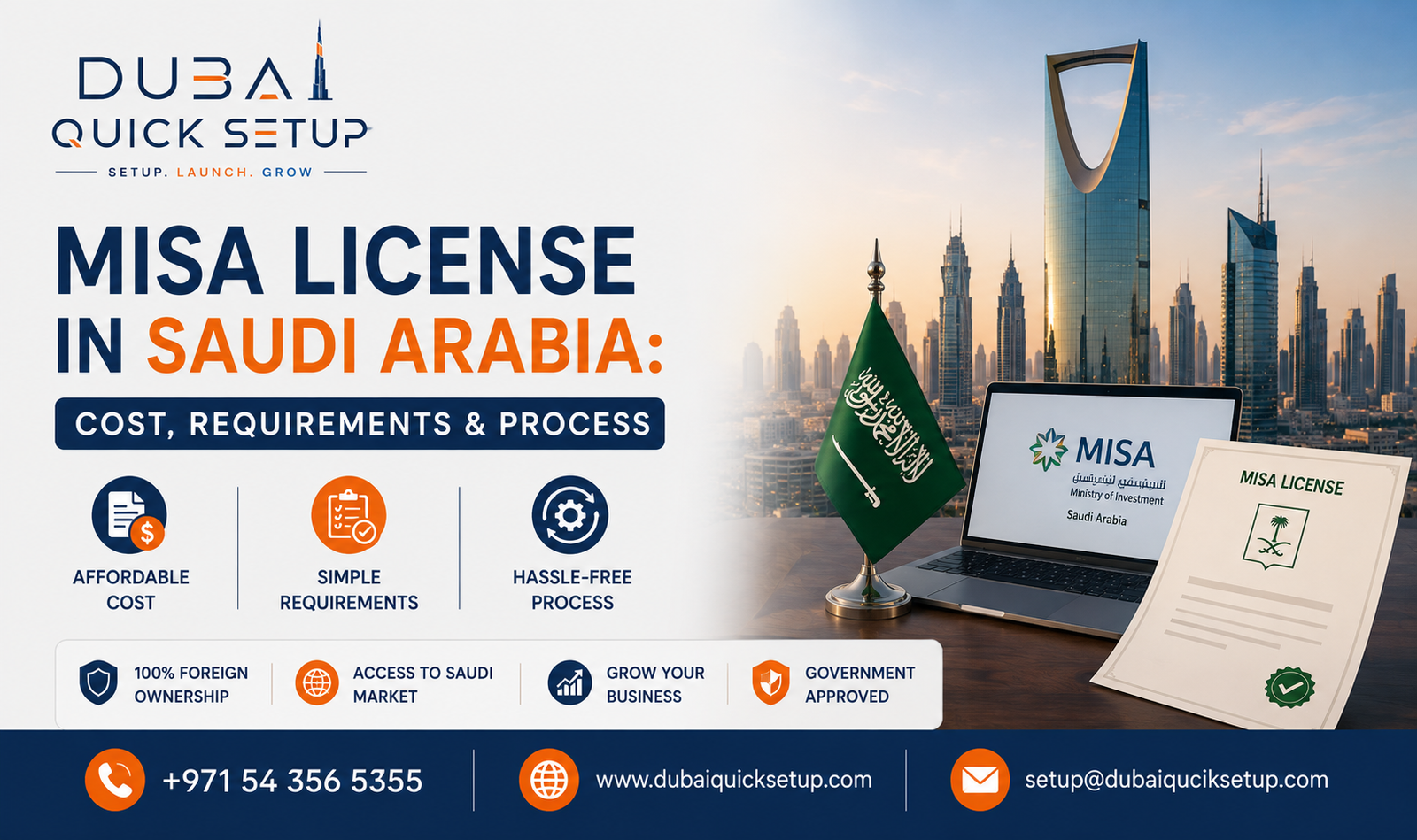 MISA License in Saudi Arabia