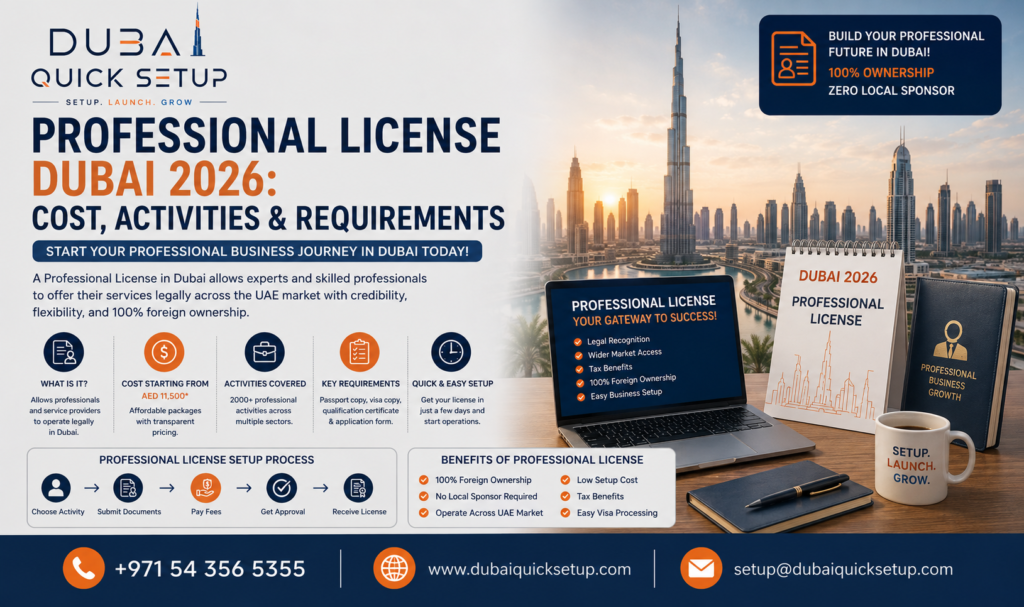 Professional License in Dubai