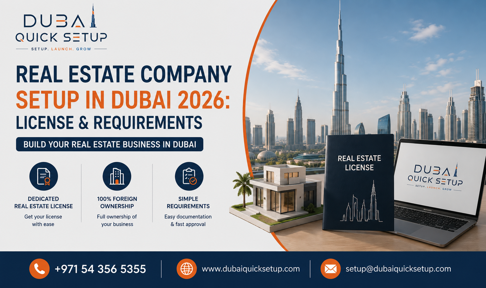 Real Estate Company Setup in Dubai