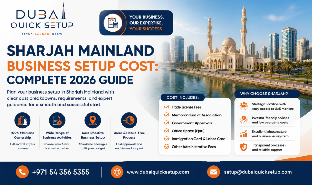 Business Setup in Sharjah Mainland