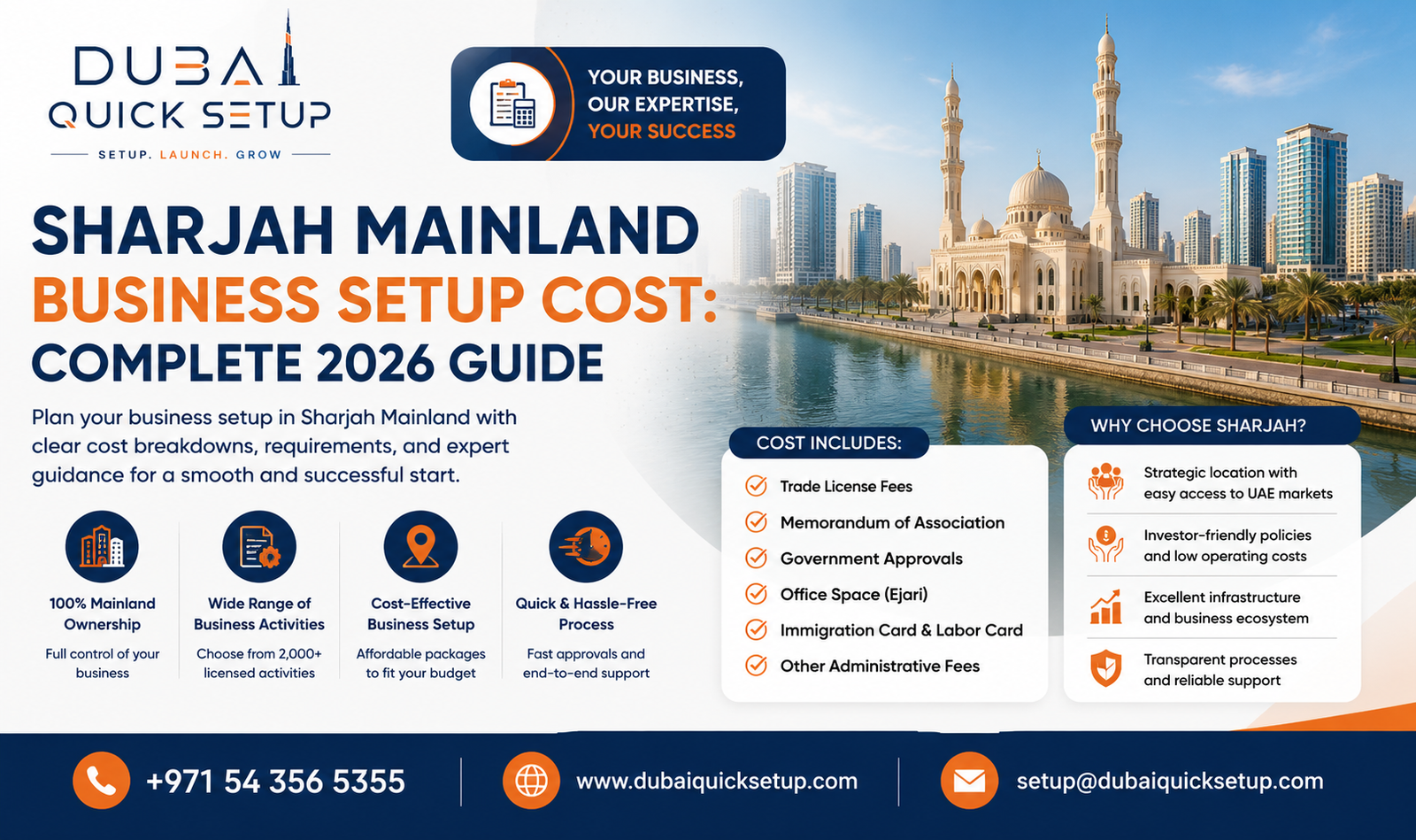 Business Setup in Sharjah Mainland