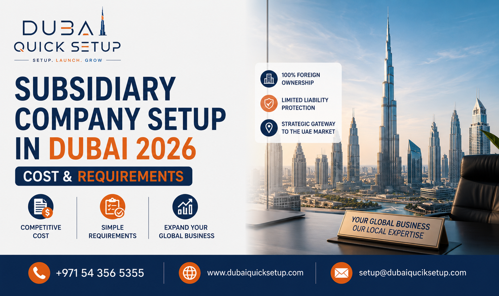 Subsidiary Company Setup in Dubai