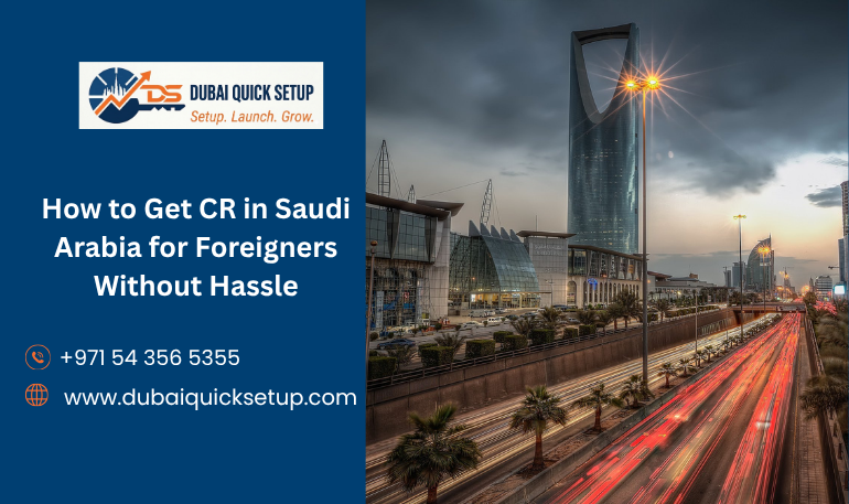 get CR in Saudi Arabia