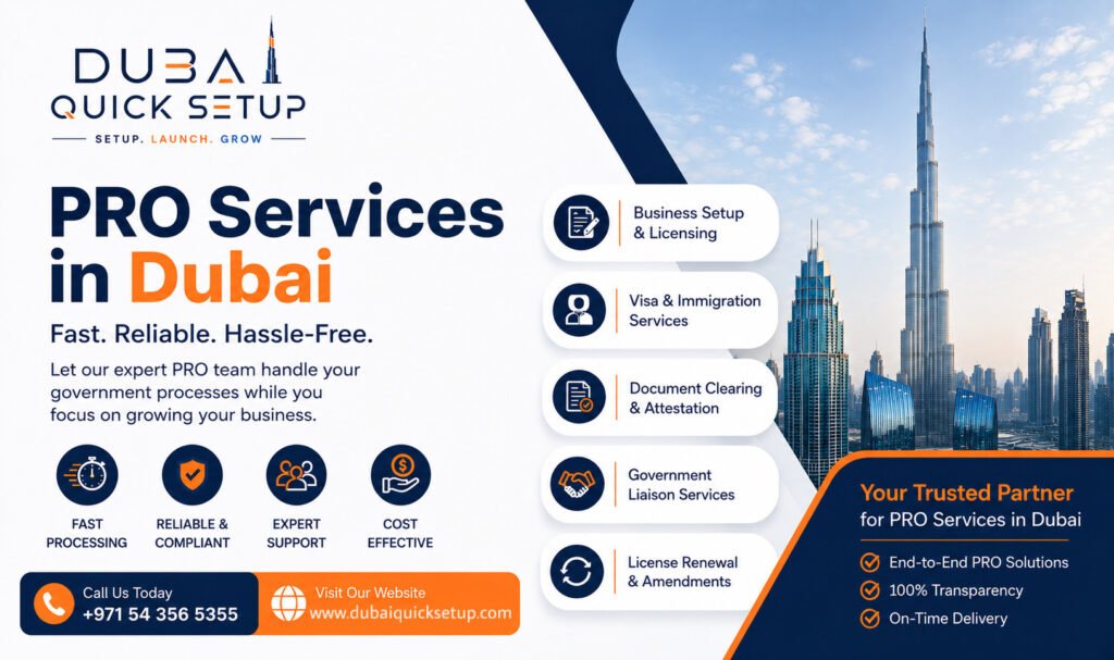 PRO Services in Dubai