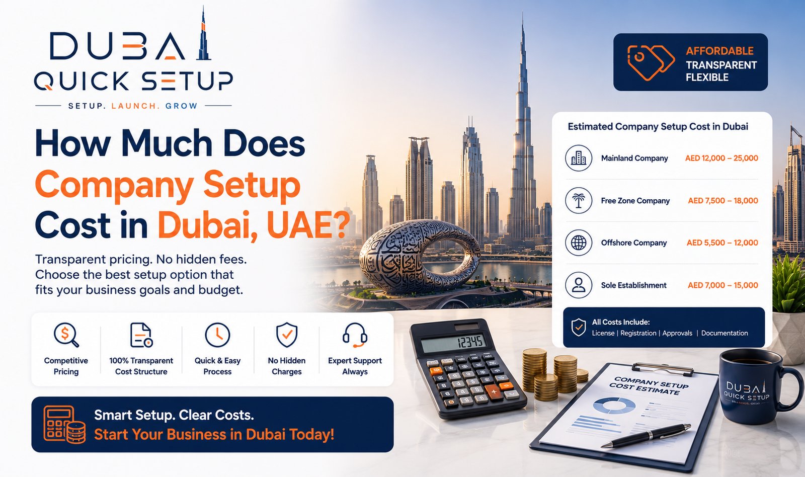 Company Setup Cost in Dubai